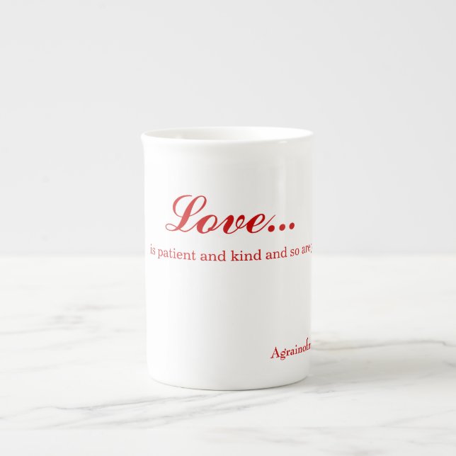 Caneca De Porcelana Amor (Frente)