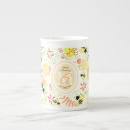 Caneca De Porcelana Amor Amarelo