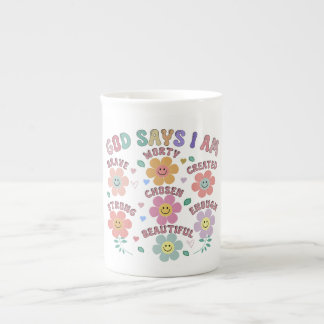Caneca De Porcelana Ampliação Afirmações Térmicas