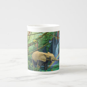 Caneca De Porcelana Animais que vivem juntos travesseiros decorativos