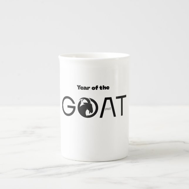 Caneca De Porcelana Ano da Cabra 2027 (Frente)