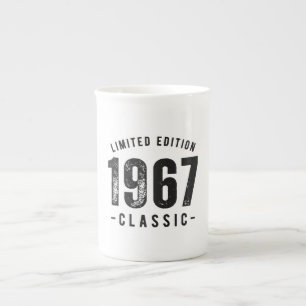 Caneca De Porcelana Ano de Nascimento Clássico de 1967