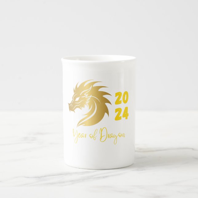 Caneca De Porcelana Ano do Dragão 2024 (Frente)