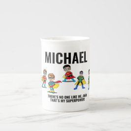 CANECA DE PORCELANA ANTI-STRESS KIDS HERO SUPERHERO POWER