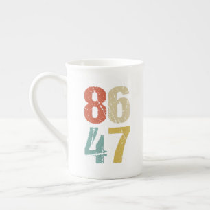Caneca De Porcelana Anti-Trump - 86 47 I