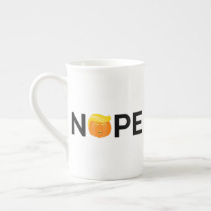 Caneca De Porcelana Anti-Trump - Nope Halloween Edition I