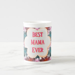 Caneca De Porcelana Aquarela floral personalizada e customizada