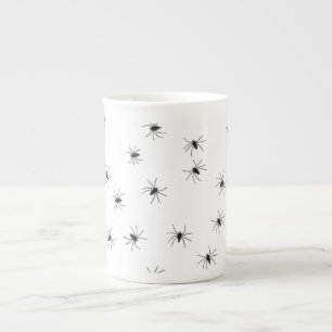 Caneca De Porcelana Aranhas do inseto rastejador