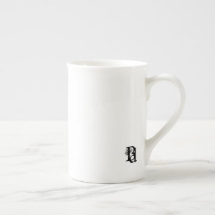Caneca de Porcelana Arte Abstrata Oceano Azul