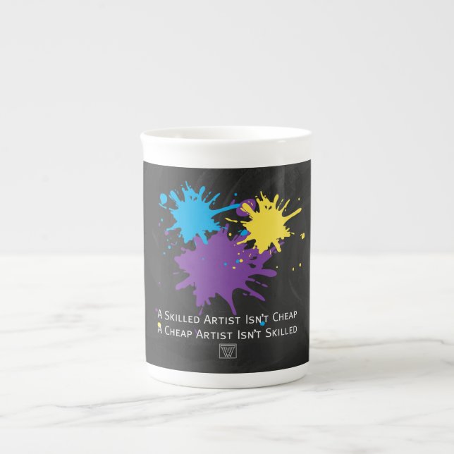 Caneca De Porcelana Arte Não É Barata (Frente)