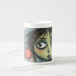 Caneca De Porcelana ArtLady 20 Encantadora e desgastada