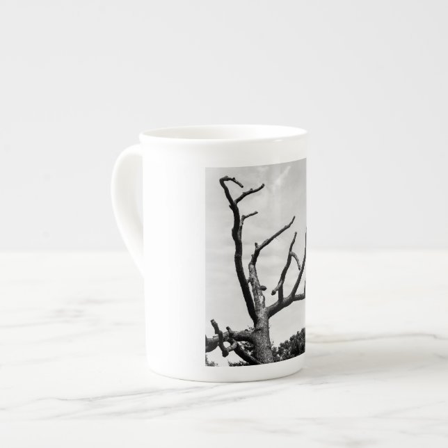 Caneca De Porcelana árvore livre (Frente Esquerda)