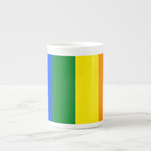 Caneca De Porcelana As cores do arco-íris