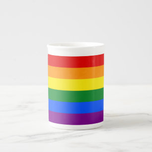 Caneca De Porcelana As cores do arco-íris