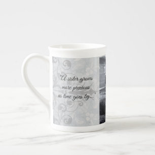 Caneca De Porcelana "As Irmãs Crescem Mais Preciosos" Podem Personaliz