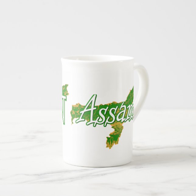 Caneca De Porcelana Assam (Frente Esquerda)