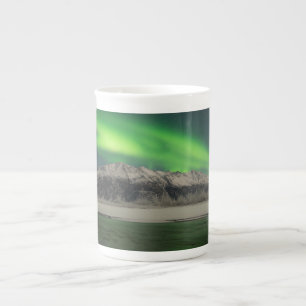Caneca De Porcelana Aurora esmeralda