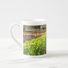 Caneca De Porcelana Autumn Moss no Sol Ouro - Personalizado