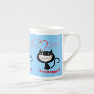 Caneca De Porcelana Azul-céu claro