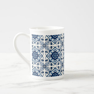 Caneca De Porcelana Azulejos do Mediterrâneo, Portugal, Azulejo, Majol
