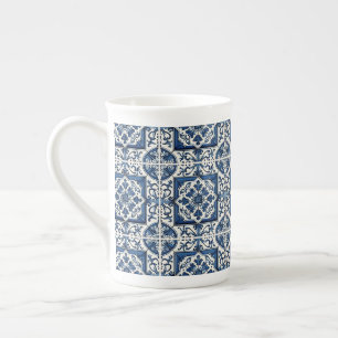 Caneca De Porcelana Azulejos do Mediterrâneo, Portugal, Azulejo, Majol