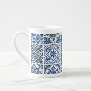 Caneca De Porcelana Azulejos do Mediterrâneo, Portugal, Azulejo, Majol