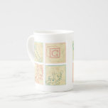 Caneca De Porcelana Baby Picture Blocks por Chariklia Zarris<br><div class="desc">Você se lembra de ter blocos de construção quando criança? Bem,  a Chariklia Zarris tem a certeza de que criou uma bela pintura pastel de blocos de fotos de bebês. Isso seria um presente perfeito para alguém na sua vida que está esperando uma criança!</div>