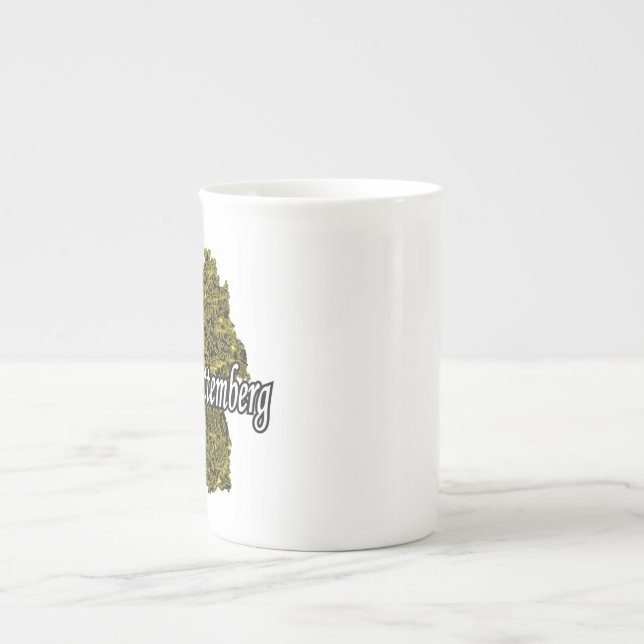 Caneca De Porcelana Baden-Württemberg (Frente)