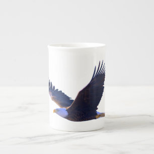 Caneca De Porcelana Bald Eagle Voando
