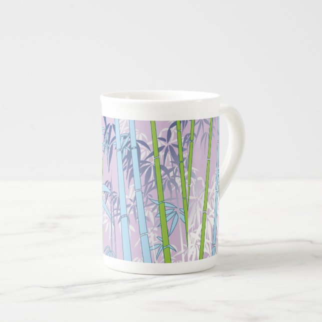 Caneca De Porcelana Bambu (Frente Esquerda)