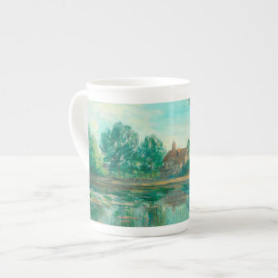 Caneca De Porcelana Bancos da Loing in Santo-Mammès Alfred Sisley