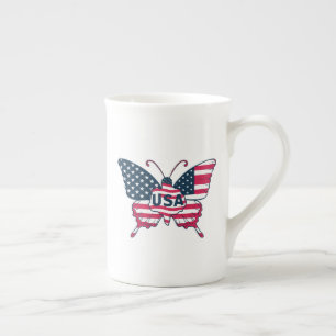 Caneca De Porcelana Bandeira Americana Design-62616