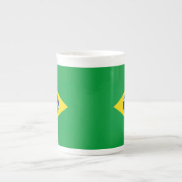 Caneca De Porcelana Bandeira do Brasil Copa do Mundo 2026 Futebol Bras
