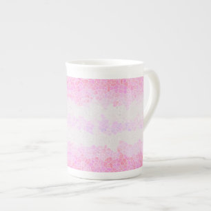 Caneca De Porcelana Bandeira do Orgulho Pomosssexual Abstrato Mosaico 