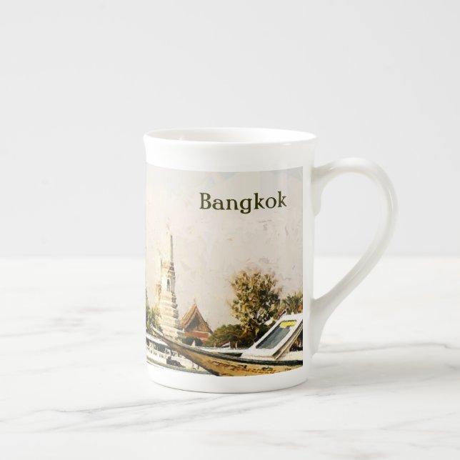 Caneca De Porcelana Banguecoque, Tailândia (Direita)