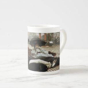 Caneca De Porcelana Barco no porto