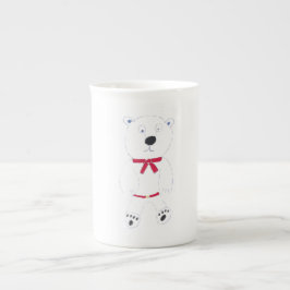 Caneca De Porcelana Barry Bear Bone China Mug