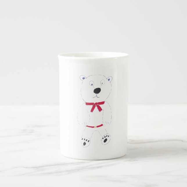 Caneca De Porcelana Barry Bear Bone China Mug (Frente)