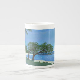 Caneca De Porcelana Beach Mug