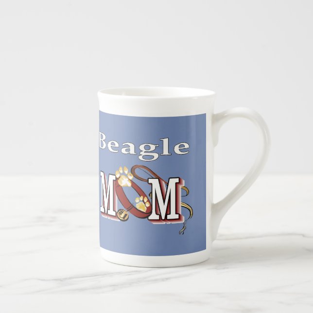 Caneca De Porcelana Beagle Dog MOM (Direita)