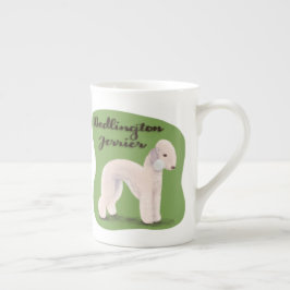 Caneca De Porcelana Bedlington Terrier