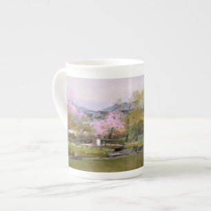 Caneca De Porcelana Belas artes Nagaokakyo Kyoto