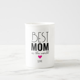 Caneca De Porcelana Best mom in the world