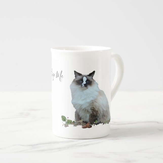 Caneca De Porcelana Birman Cat Mug (Frente Esquerda)
