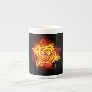 Caneca De Porcelana Blooming Fire Rosa