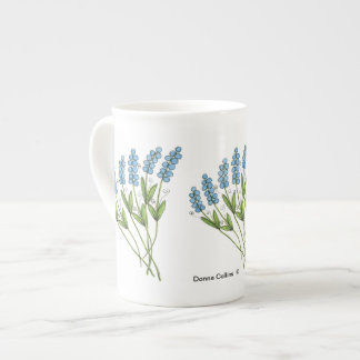 Caneca De Porcelana Blue Buds Bone china Mug