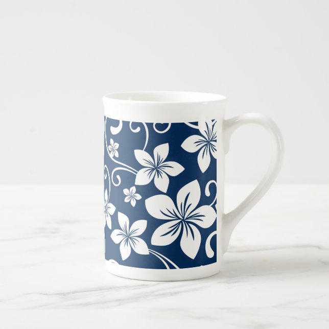 CANECA DE PORCELANA BLUE HAWAII (MARINHO) (Direita)