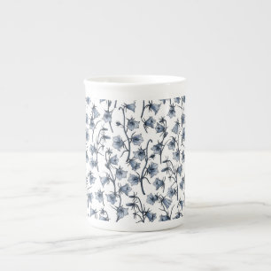 Caneca De Porcelana Bluebells, Harebeldes, Flores