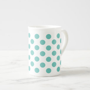 Caneca De Porcelana Bolinhas de Teto Claro