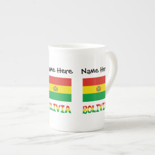 Caneca De Porcelana Bolívia Bandeira Bolívia Personalizada